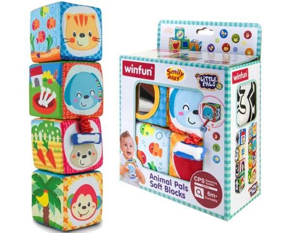 Blocs souple aux graphismes colores - Winfun