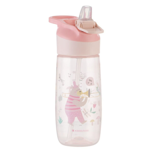 Tasse à bec en silicone 450 ml Music Fest Rose - Kikkaboo