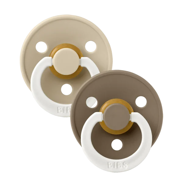 Bibs Lot de 2 Sucettes Oak / Vanilla 0-6 mois
