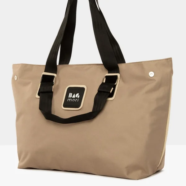Sac à langer beige boutons presse - Bagmori