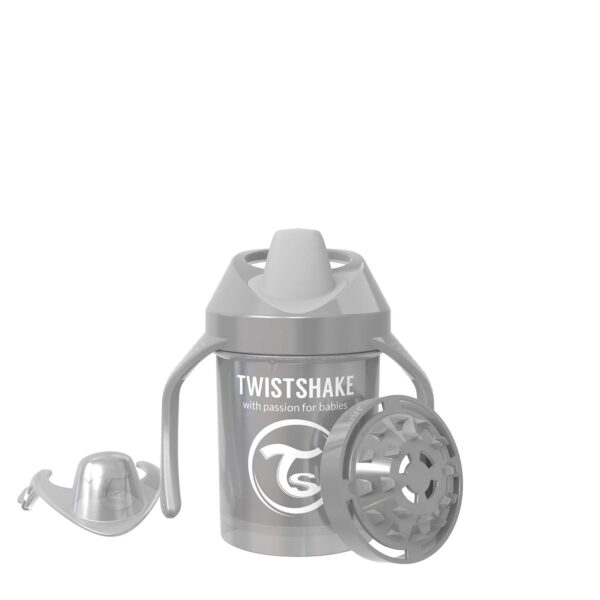 Tasse à bec 230 ml 4m+ Gris pearl- Twistshake