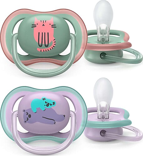 Lot 2 Sucettes orthodontiques 6-18 Mois