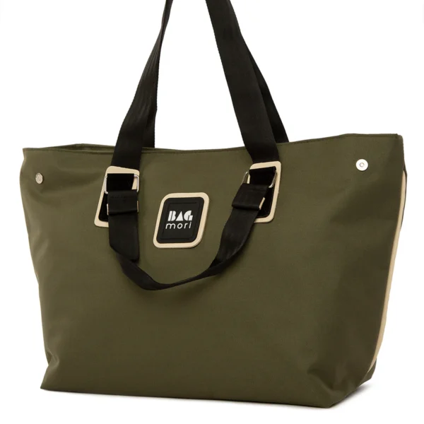Sac à langer Kaki boutons presse - Bagmori