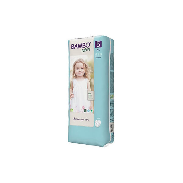 Couches écologiques 12-18kg Taille 5 / 44u - Bambo Nature