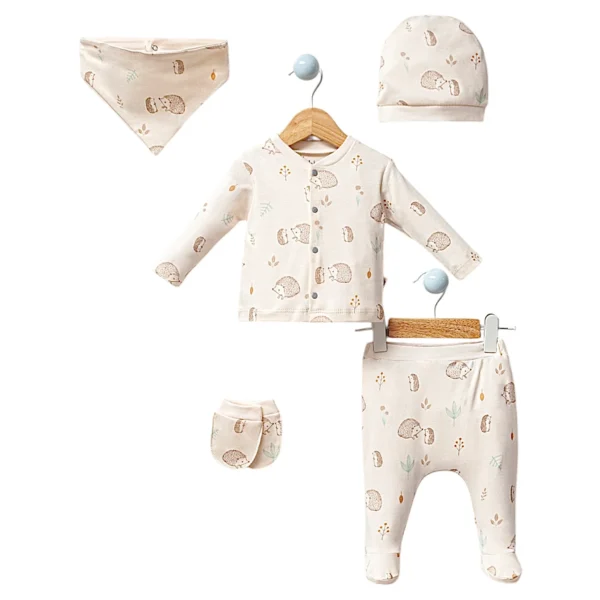 Pack naissance hérissons coton bio Unisexe  - Bybubbles