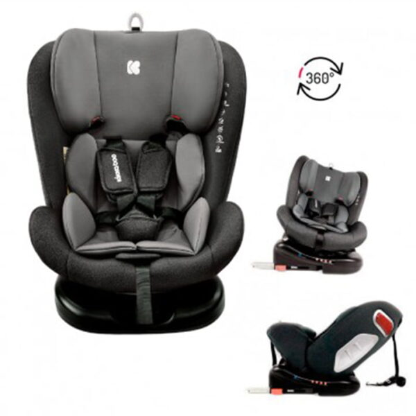 Siège auto 0-1-2-3 (0-36 kg) + 360° Cruz ISOFIX - Noir