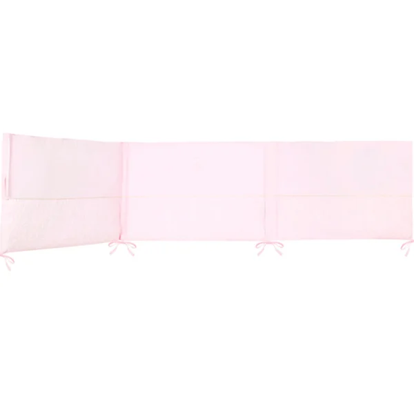 Tour de lit coton 180x40cm Rose
