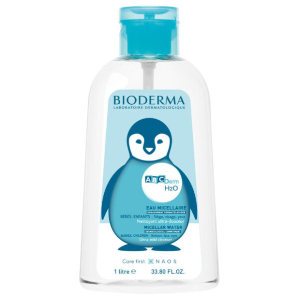 ABCDerm Bioderma eau micellaire H2O 1 Litre