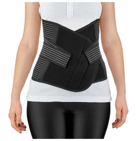Ceinture abdominale post-partum Noir - Babyjem