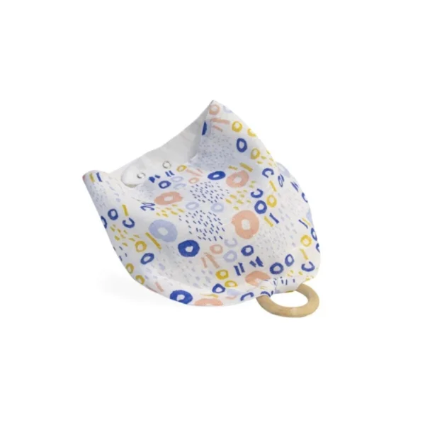 Bavoir Bandana Anneau de dentition - Multicouleurs