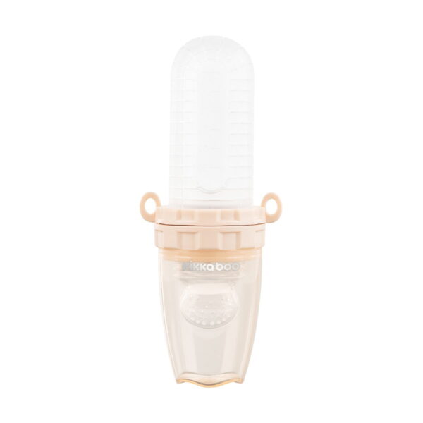 Biberon et sucette à fruits en silicone 2en1 Rose