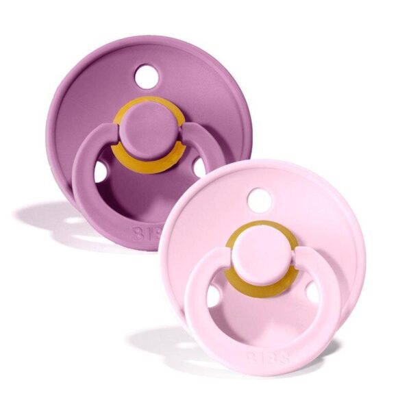 Bibs Lot de 2 Sucettes Lavender/Baby Pink 6-18 mois