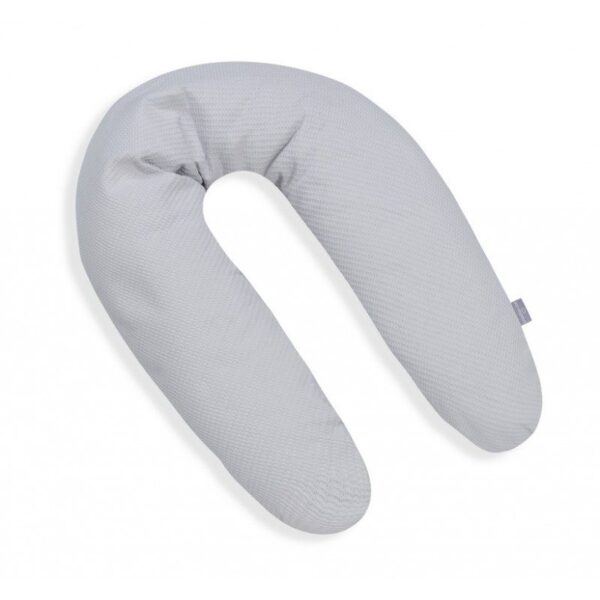 Coussin d'allaitement Xl astrid gris déhoussable