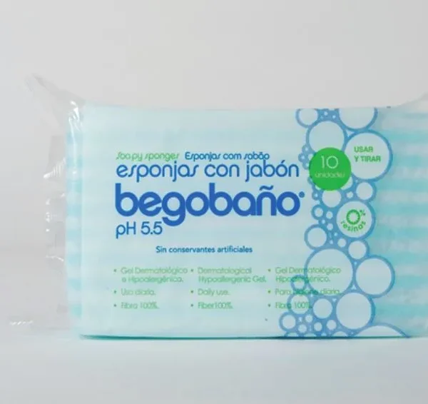 Éponge Savonneuse 10 Uds - Begobaño