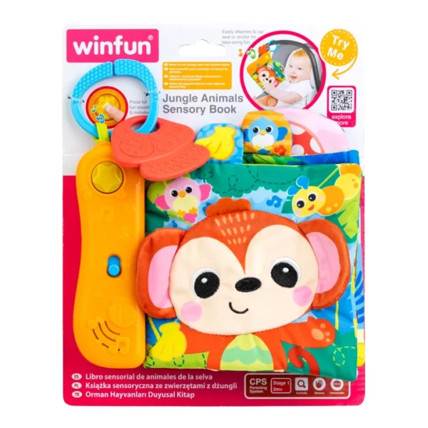 Livre sensoriel des animaux - Winfun