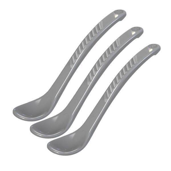 Lot de 3 cuillères  4m+ Gris - Twistshake