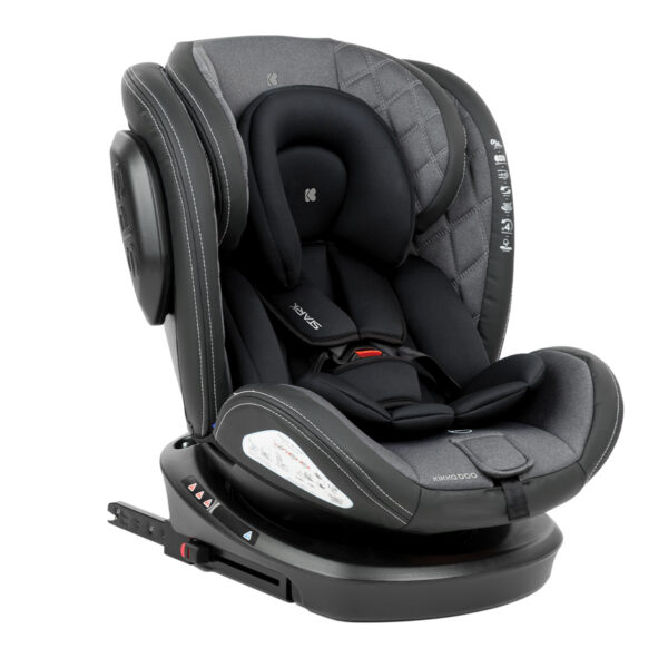 Siège auto Stark Gris groupe 0+/1/2/3 (0-36 kg) Isofix rotatif 360°