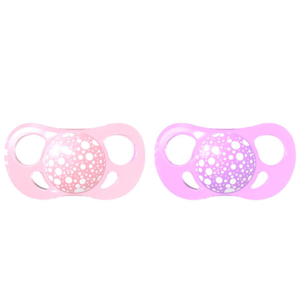Lot de 2 sucettes 6 mois+ Mauve/Rose - Twistshake