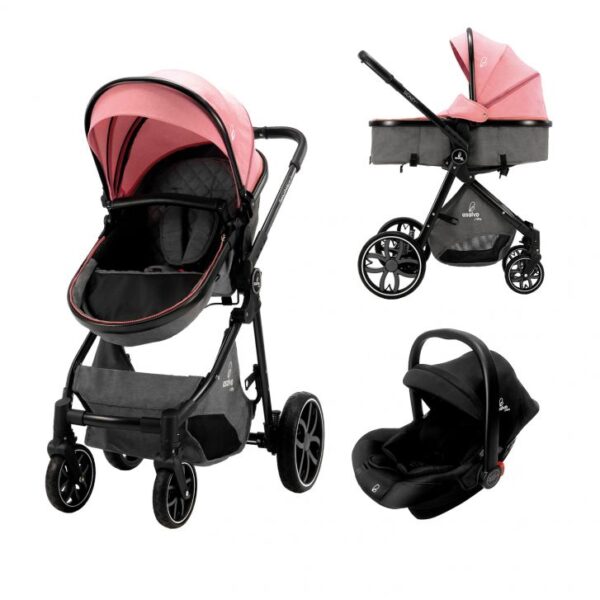 Poussette Convertible Sidney Rose - Asalvo