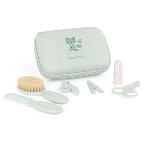 Trousse de toilette 7 pcs Mint - Miniland