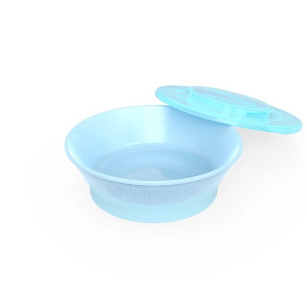 Bol + Couvercle 6m+ Twistshake - Bleu