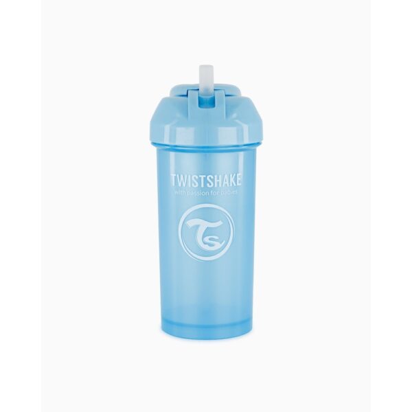 Gourde à paille 360 ml 6m+ Bleu pearl- Twistshake
