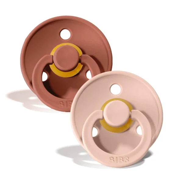 Bibs Lot de 2 Sucettes Woodchuck / Blush 6-18 mois