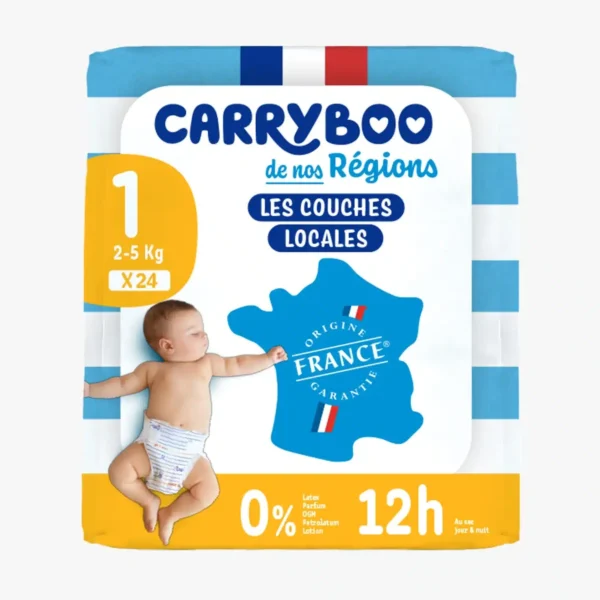 Couches de nos Régions T1  2-5 kg CARRYBOO