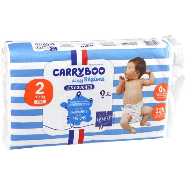 Couches de nos Régions T2  3-6 kg CARRYBOO
