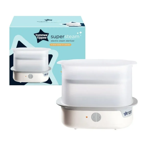 Stérilisateur 6 biberons électrique avancé Super-Steam - tommee tippee