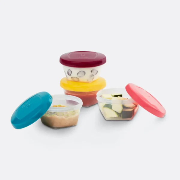 Lot de 4 pots de conservation Maxi-portions - 4 X 120ml -  Babymoov