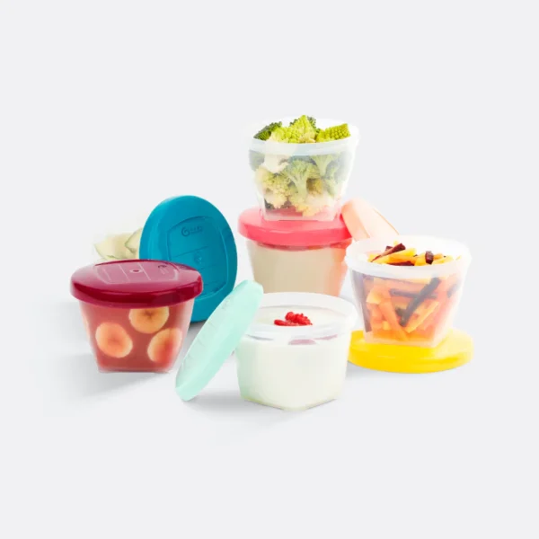 Lot de 6 pots de conservation Maxi-portions - 6 X180ml -  Babymoov