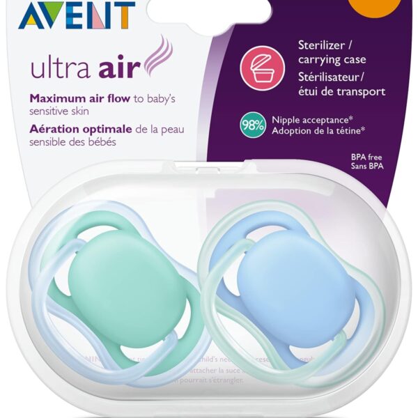 Lot 2 Sucettes Avent philips 6-18 Mois