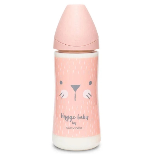 Biberon Hygge Baby Rose Premium 4 mois et plus 360 ml  – Suavinex