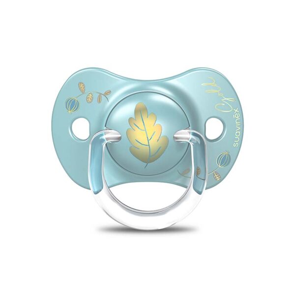 Sucette Suavinex Silicone Bleu 18mois et plus Premium Gold - Suavinex