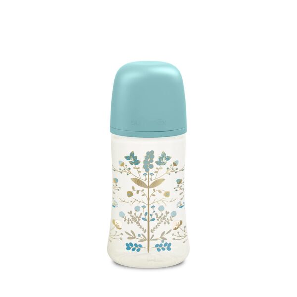 Biberon Gold Edition 3 mois et plus 270 ml Bleu  – Suavinex