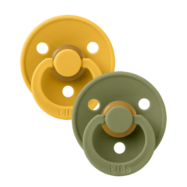 Bibs Lot de 2 Sucettes honey olive 6-18 mois