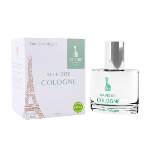 Eau de Cologne Spray Parfum Naturel, Vegan - Ma petite cologne Garcon 50 ml - Sophie la girafe