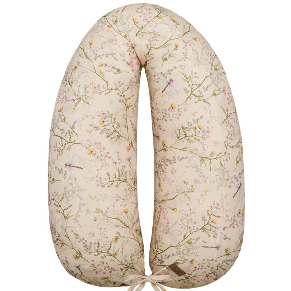 Coussin de grossesse et d'allaitement secret garden Beige - Kikkaboo