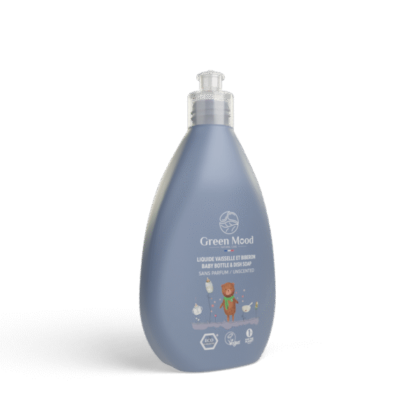 Green Mood Organics Liquide Vaisselle pour Biberons et Vaisselle non Parfumé 500ml