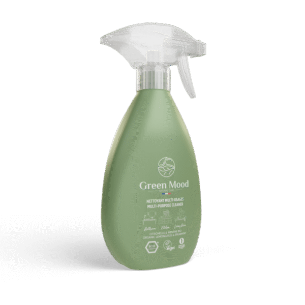 Green Mood Organics Nettoyant multi-usages en spray à l'huile de citronnelle biologique