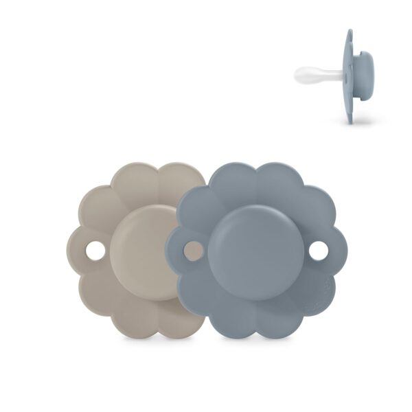 Sucette en silicone Wonder SX Pro 6-18 mois bleu gris - Suavinex