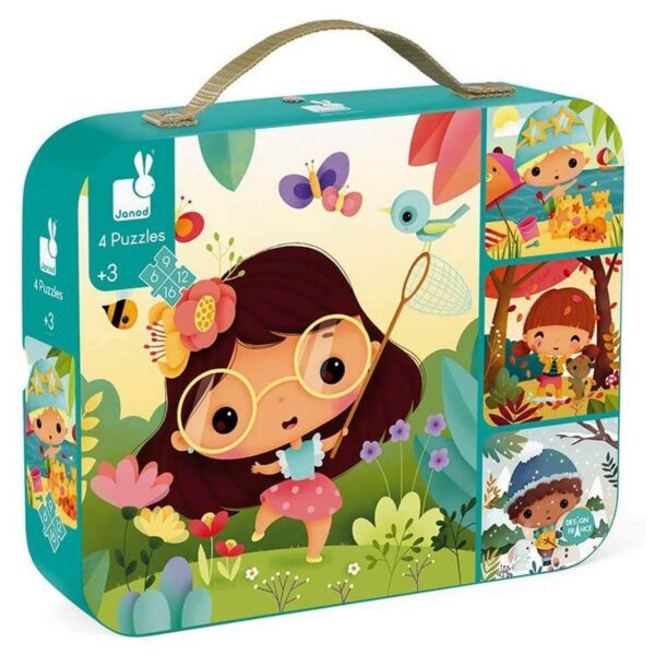 4 puzzles Les saisons (6-9-12-16 pcs)