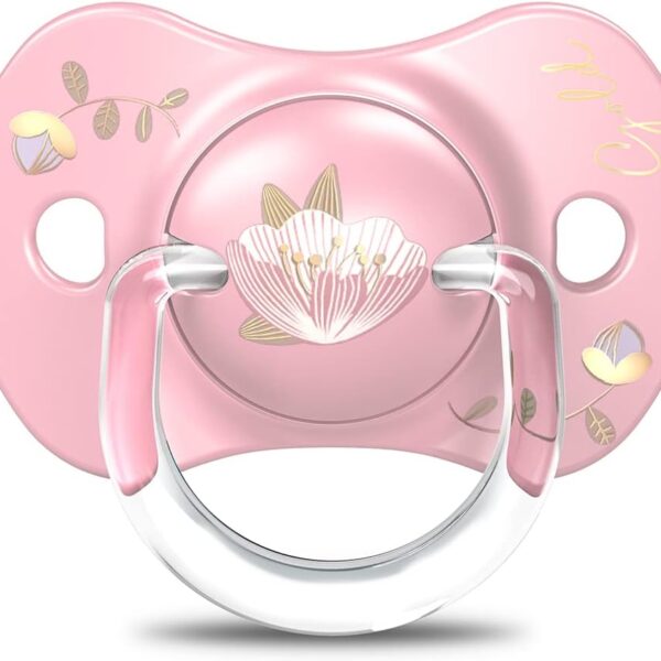 Sucette Suavinex Silicone rose 6-18mois Premium Gold - Suavinex