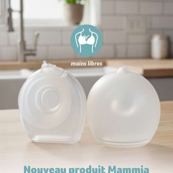 Collecteur de lait main libre -  Mammia