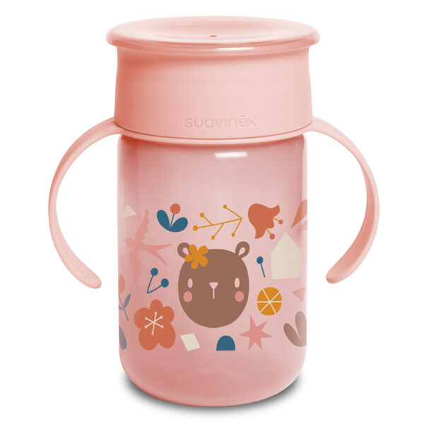 360 Tasse d'apprentissage Rose 12m+ – Suavinex