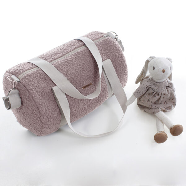sac de maternité boucle rose - uzturre