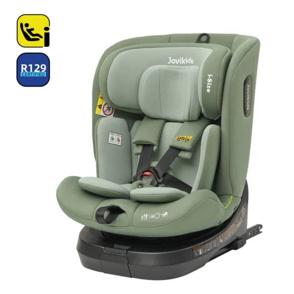 Siège Auto 360° inclinable vert eau Gr 0/1/2/3 - Jovikids