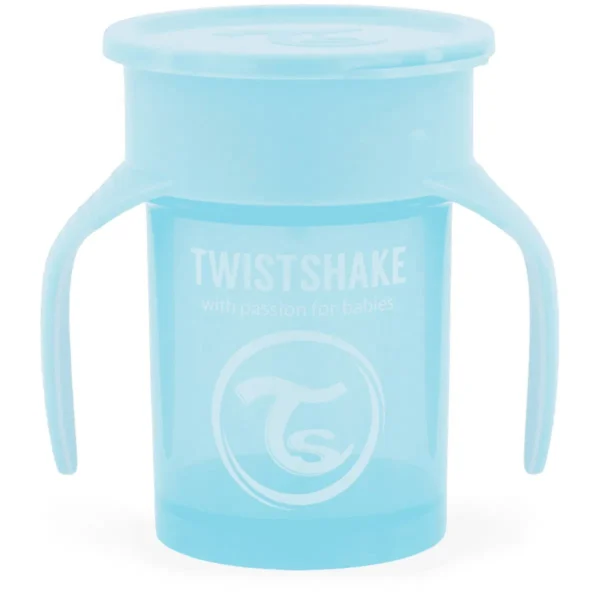 Tasse 360° Anti-fuites 230ml 6m+ Bleu - Twistshake