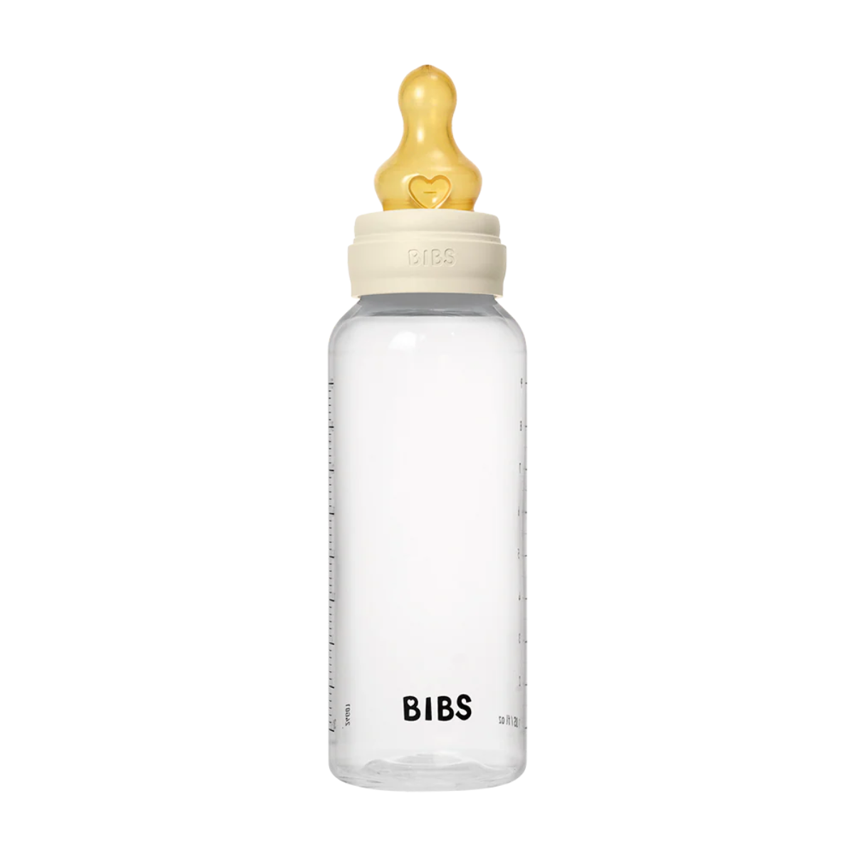 BIBS-Baby-Bottle-Round-Latex-1-pack-270-ml-Medium-Flow-Ivory